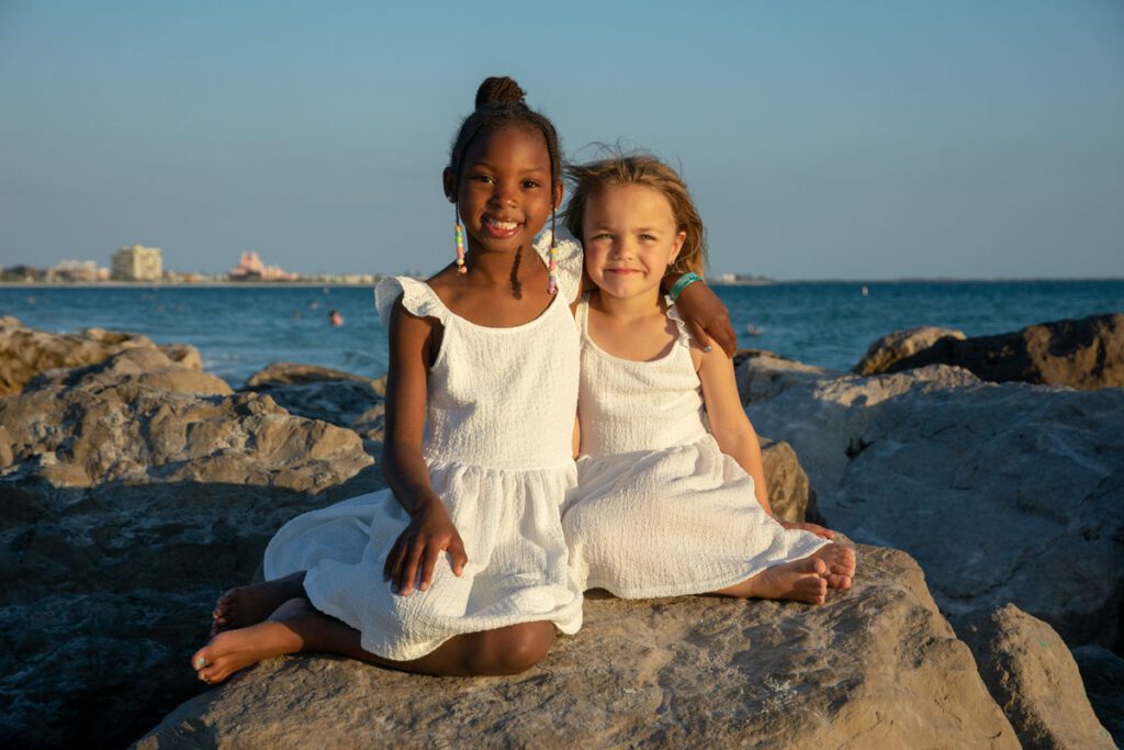 family beach photos in Madeira Beach Florida