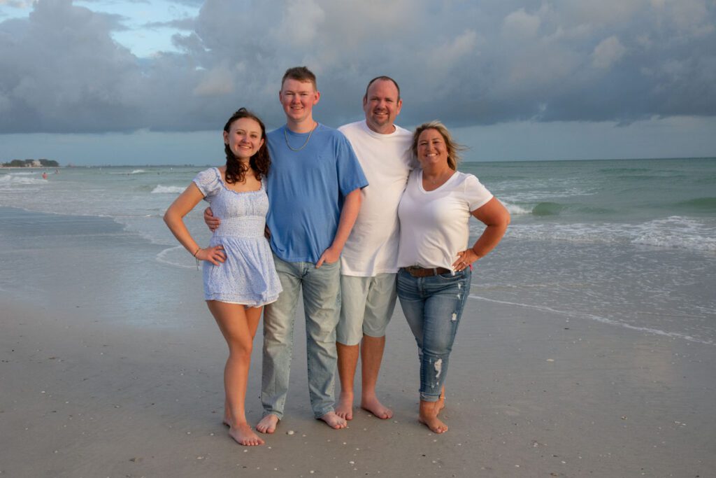 Fun-filled family photos Madeira Beach FL