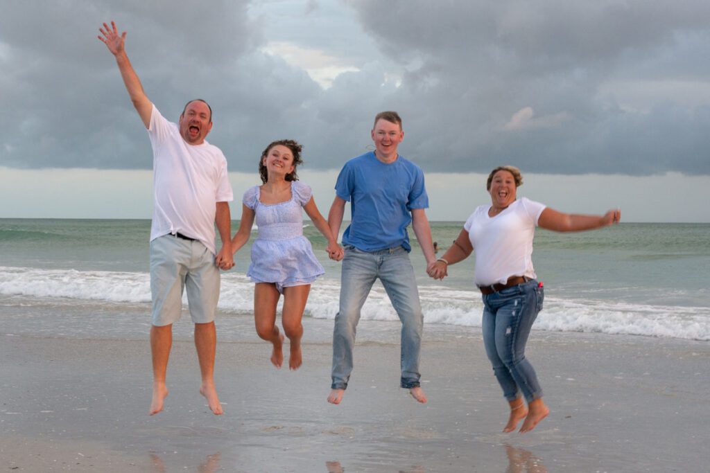 Fun-filled family photos Madeira Beach FL