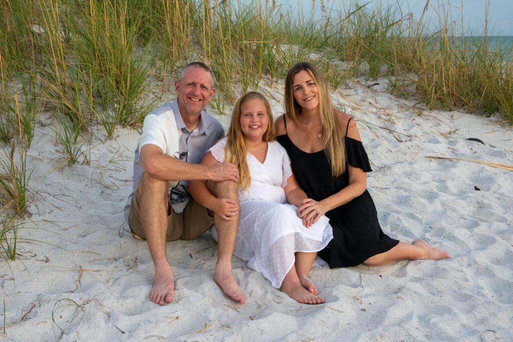 family beach photos in St Pete Beach Florida